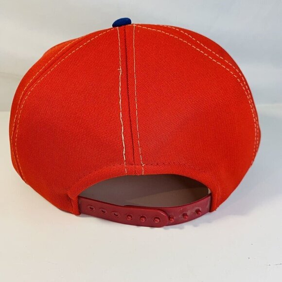 Vintage Quebec Nordiques Hat NHL Trucker Hat Cap Snapback 7 Thru 7 5/8 Adult - Picture 7 of 15